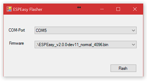 Программа ESP Flasher