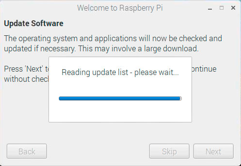 Обновление программного обеспечения при первой загрузке Raspberry Pi